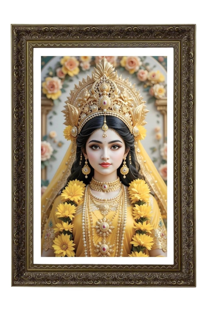 Vertical16X24 Inches Frame Big Photo Frame - 20x28 Inches For Home,Temple & Office Decoration (F11111)