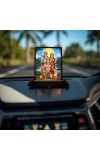 Car Desk/Table Top Lord RamSiya Wooden Photo Stand 3x4 Inches, Compact & Stylish Spiritual Display For Car, Home & Office (Pack Of 1) (F15185)