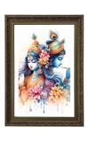 Vertical16X24 Inches Frame Big Photo Frame - 20x28 Inches For Home,Temple & Office Decoration (F10789)