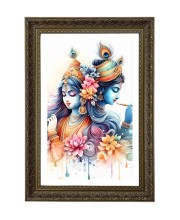 Vertical16X24 Inches Frame Big Photo Frame - 20x28 Inches For Home,Temple & Office Decoration (F10789)