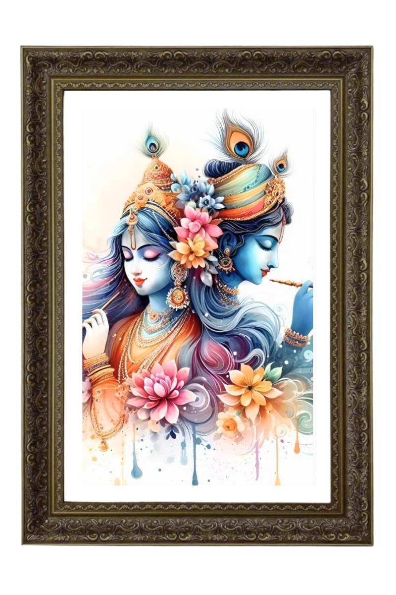 Vertical16X24 Inches Frame Big Photo Frame - 20x28 Inches For Home,Temple & Office Decoration (F10789)