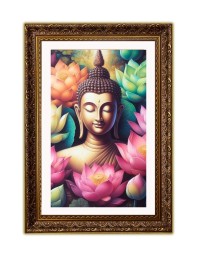 Vertical16X24 Inches Frame Big Photo Frame - 20x28 Inches For Home,Temple & Office Decoration (F10920)