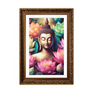 Vertical16X24 Inches Frame Big Photo Frame - 20x28 Inches For Home,Temple & Office Decoration (F10920)