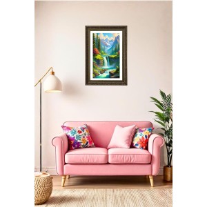 Vertical16X24 Inches Frame Big Photo Frame - 20x28 Inches For Home,Temple & Office Decoration (F10890)