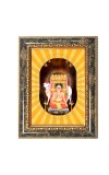 Sri Guru Raghavendra Swamy Spiritual Guru Digital Photo In Designer Frame, Size 8x12 Inch | Hindu Religious Picture For Home Temple, Office & Gift | Wall Art & Pooja Decor (F10434)