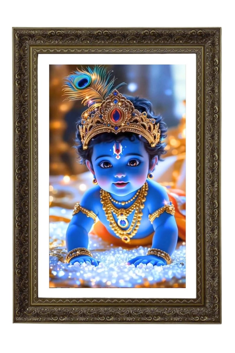 Vertical16X24 Inches Frame Big Photo Frame - 20x28 Inches For Home,Temple & Office Decoration (F10815)