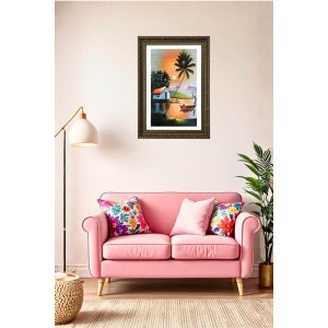 Vertical16X24 Inches Frame Big Photo Frame - 20x28 Inches For Home,Temple & Office Decoration (F10861)