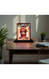 Car Desk/Table Top Lord Jagannath Wooden Photo Stand 3x4 Inches, Compact & Stylish Spiritual Display For Car, Home & Office (Pack Of 1) (F14464)
