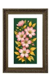 Floral Painting Print Big Photo Frame - 20x28 Inches For Home,Temple & Office Decoration (F11002)