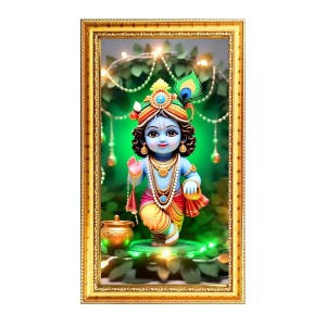 Baby Gopal Digital Golden Color Photo Frame | Hindu Religious Wall Decor | 8x15 Inches - Inspirational Wall Art For Office, Home Decor - Ideal Spiritual Gift (F10276) Baby Gopal Digital Golden Color Photo Frame | Hindu Religious Wall Decor | 8x15 Inches - Inspirational Wall Art For Office, Home Decor - Ideal Spiritual Gift (F10276)