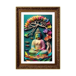 Vertical16X24 Inches Frame Big Photo Frame - 20x28 Inches For Home,Temple & Office Decoration (F10911)