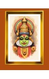 Golden Photo Frame - 10x14 Inches | Elegant Wooden Frame For Home, Office & Temple Decoration | Spiritual Wall & Table Decor and Gift Item
