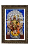 Maa Kaali Big Photo Frame - 20x28 Inches For Home,Temple & Office Decoration (F11085)