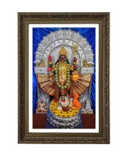 Maa Kaali Big Photo Frame - 20x28 Inches For Home,Temple & Office Decoration (F11085)