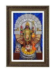 Maa Kaali Big Photo Frame - 20x28 Inches For Home,Temple & Office Decoration (F11085)