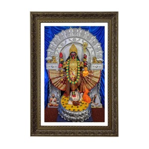 Maa Kaali Big Photo Frame - 20x28 Inches For Home,Temple & Office Decoration (F11085)