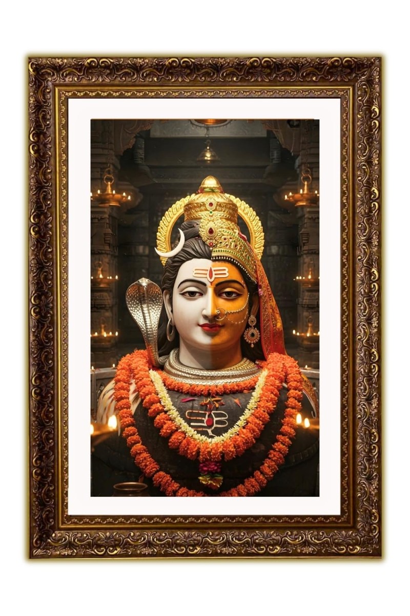 Vertical16X24 Inches Frame Big Photo Frame - 20x28 Inches For Home,Temple & Office Decoration (F10922)