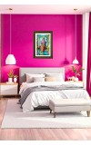 Lord Vishnu Big Photo Frame - 20x28 Inches For Home,Temple & Office Decoration (F10711)