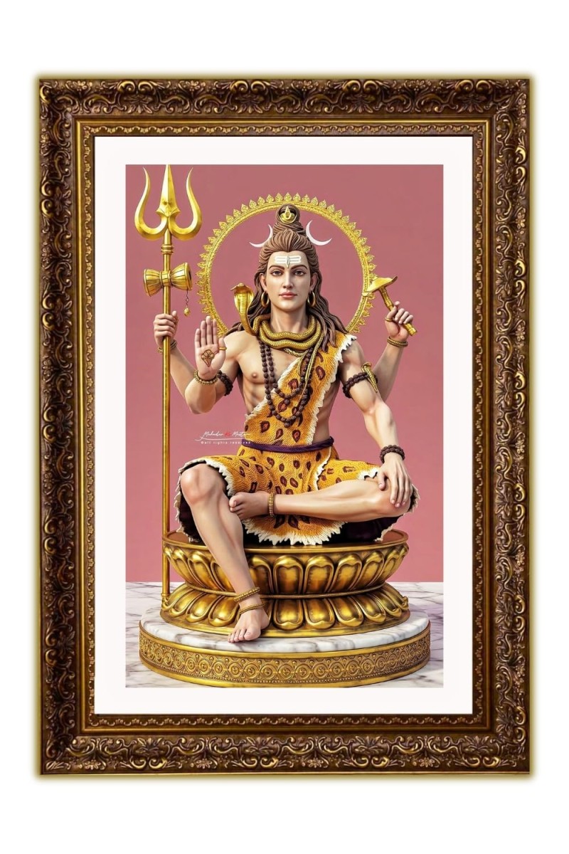 Vertical16X24 Inches Frame Big Photo Frame - 20x28 Inches For Home,Temple & Office Decoration (F10945)
