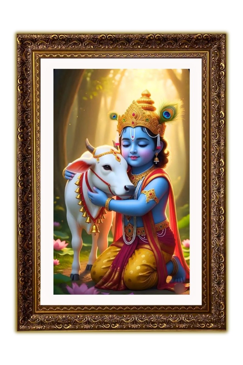 Vertical16X24 Inches Frame Big Photo Frame - 20x28 Inches For Home,Temple & Office Decoration (F10955)