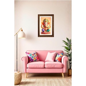 Vertical16X24 Inches Frame Big Photo Frame - 20x28 Inches For Home,Temple & Office Decoration (F10902)