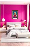 Maa Lakmi Big Photo Frame - 20x28 Inches For Home,Temple & Office Decoration (F10723)