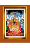 Golden Photo Frame - 10x14 Inches | Elegant Wooden Frame For Home, Office & Temple Decoration | Spiritual Wall & Table Decor and Gift Item
