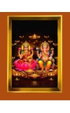 Golden Photo Frame - 10x14 Inches | Elegant Wooden Frame For Home, Office & Temple Decoration | Spiritual Wall & Table Decor and Gift Item