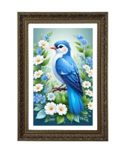 Bluebird Big Photo Frame - 20x28 Inches For Home,Temple & Office Decoration (F10705)
