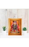 Har Har Mahadev Golden Designer Photo Frame | 10x14 Inch Religious Wall Hanging Frame For Home & Office Decoration | Hindu Deity Spiritual Gift Item