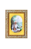 Sant Namdev Maharaj Spiritual Guru Digital Photo In Designer Frame, Size 16x20 Inch | Hindu Religious Picture For Home Temple, Office & Gift | Wall Art & Pooja Decor (F10410)