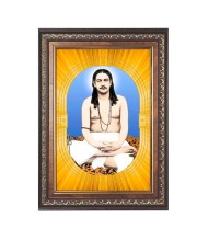 Swami_Nigamananda_Paramahansa Spiritual Guru Digital Photo In Designer Frame, Size 10x16 Inch | Hindu Religious Picture For Home Temple, Office & Gift | Wall Art & Pooja Decor (F10467)