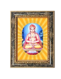 Sant Dnyaneshwar Spiritual Guru Digital Photo In Designer Frame, Size 8x12 Inch | Hindu Religious Picture For Home Temple, Office & Gift | Wall Art & Pooja Decor (F10427)