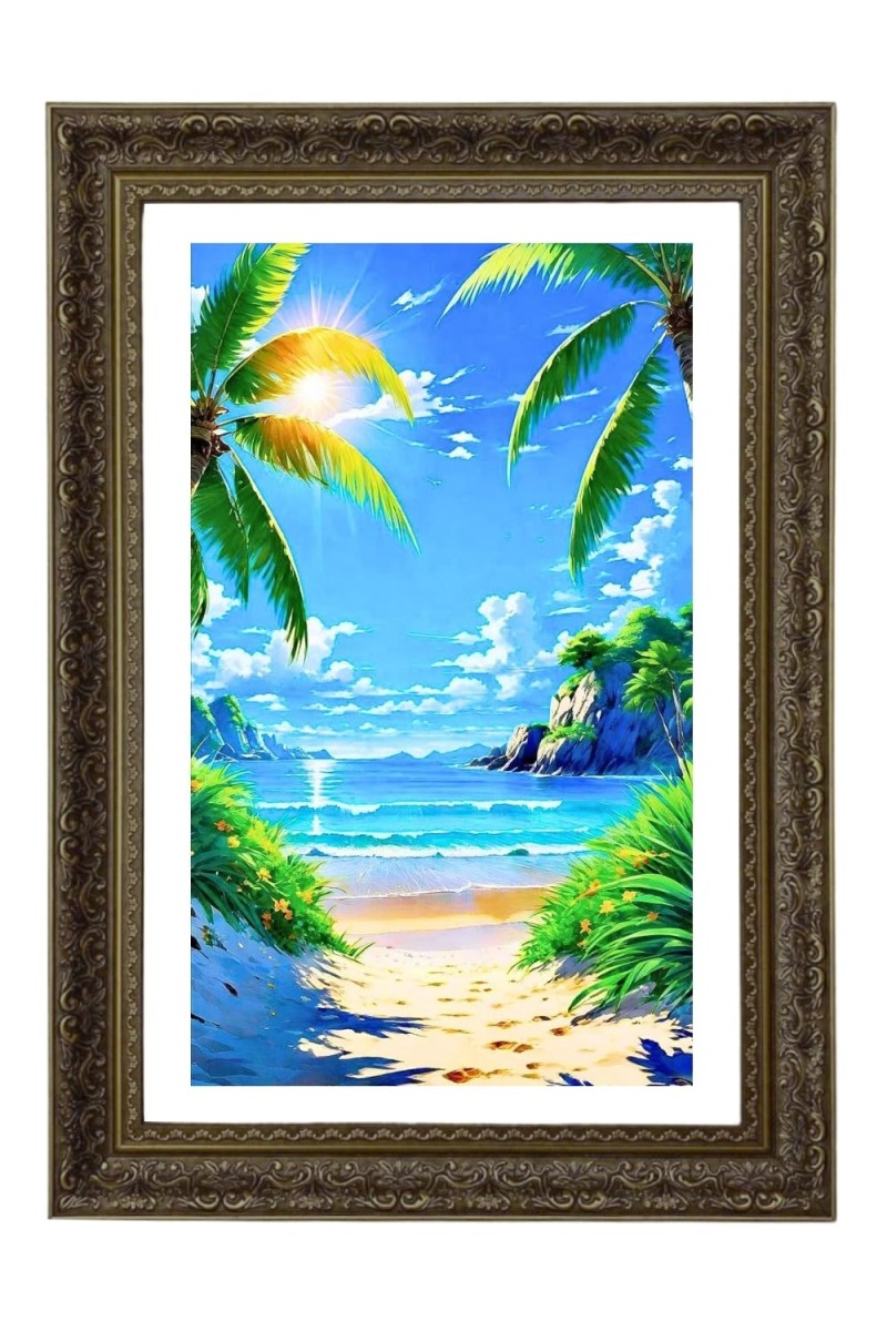 Vertical16X24 Inches Frame Big Photo Frame - 20x28 Inches For Home,Temple & Office Decoration (F10859)