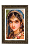 Radha Rani Big Photo Frame - 20x28 Inches For Home,Temple & Office Decoration (F11072)