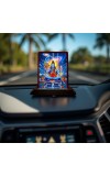 Car Desk/Table Top Lord Shiva Wooden Photo Stand 3x4 Inches, Compact & Stylish Spiritual Display For Car, Home & Office (Pack Of 1) (F14186)
