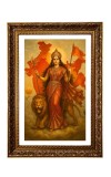 Maa Durga Big Photo Frame - 20x28 Inches For Home,Temple & Office Decoration (F11169)