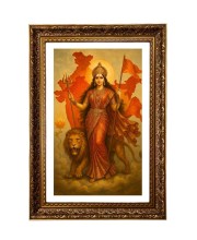 Maa Durga Big Photo Frame - 20x28 Inches For Home,Temple & Office Decoration (F11169)