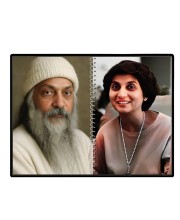 Acharya Rajneesh (Oshoo) &Maa Anand Sheela Laminated Photo - 7x9 Inches, Divine Blessings For Home & Office And Temple Decoration (F16328)