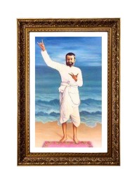 Vertical16X24 Inches Frame Big Photo Frame - 20x28 Inches For Home,Temple & Office Decoration (F11131)