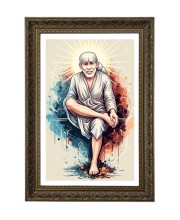 Vertical16X24 Inches Frame Big Photo Frame - 20x28 Inches For Home,Temple & Office Decoration (F11113)