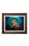 Divine lakhsmi vishnu Big Photo Frame - 18x22 Inches for Home,Temple & Office Decoration
