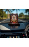 Car Desk/Table Top Tirupati Balaji Wooden Photo Stand â€“ 3x4 Inches, Compact & Stylish Spiritual Display For Car, Home & Office (Pack Of 1) (F15136)