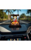 Car Desk/Table Top Valmiki Wooden Photo Stand â€“ 3x4 Inches, Compact & Stylish Spiritual Display For Car, Home & Office (Pack Of 1) (F15168)
