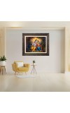 radha and krishna Big Photo Frame - 18x22 Inches for Home,Temple & Office Decoration