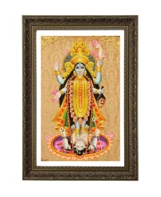 Maa Kaali Big Photo Frame - 20x28 Inches For Home,Temple & Office Decoration (F10761)