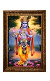 Divine Krishna Big Photo Frame - 20x28 Inches For Home,Temple & Office Decoration (F11297)