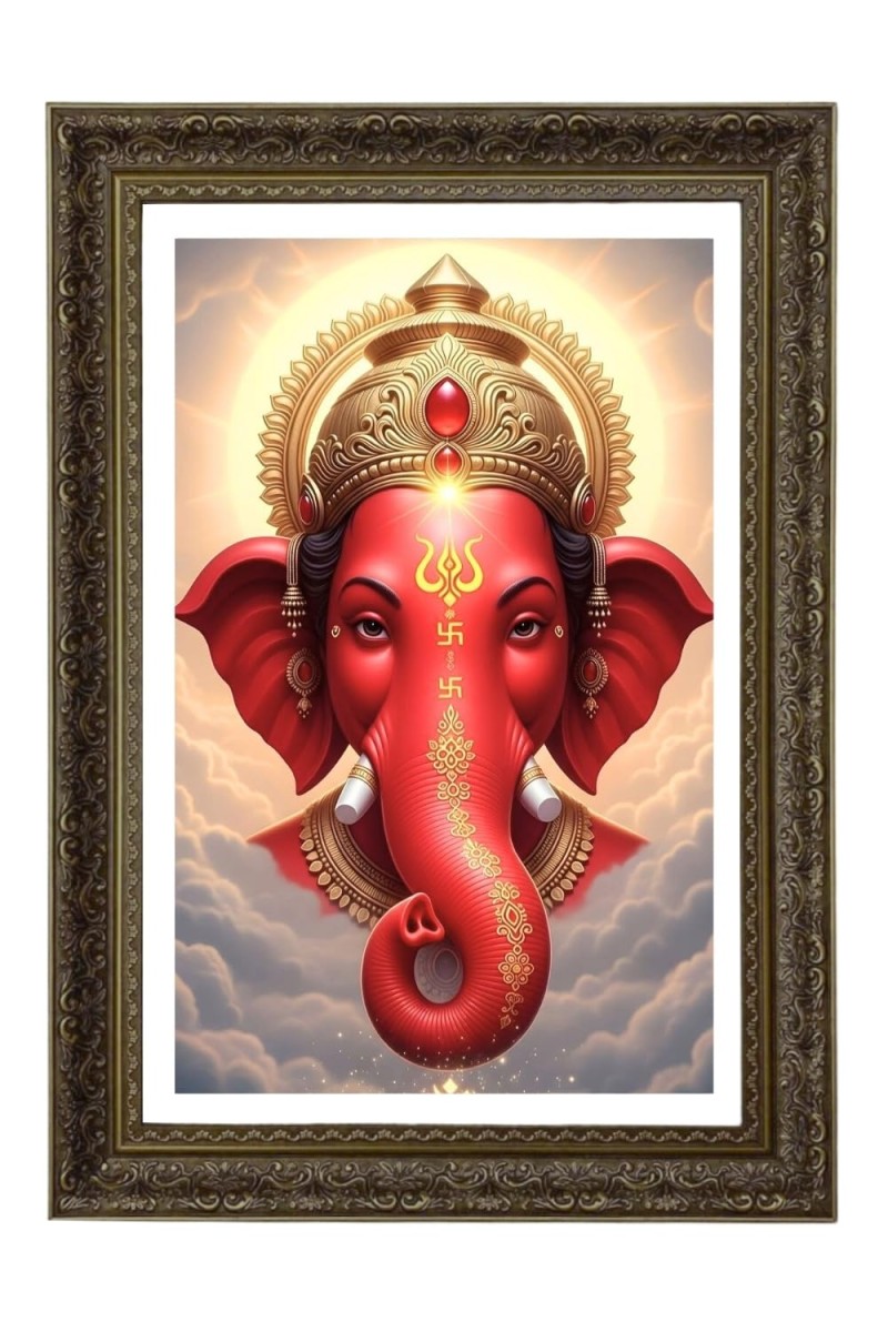 Vertical16X24 Inches Frame Big Photo Frame - 20x28 Inches For Home,Temple & Office Decoration (F11114)