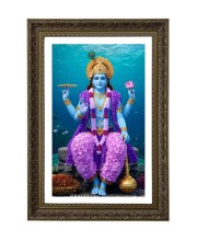 Lord Vishnu Big Photo Frame - 20x28 Inches For Home,Temple & Office Decoration (F10710)