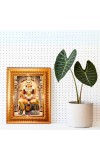 Jai Shree Ram Golden Designer Photo Frame | 10x14 Inch Religious Wall Hanging Frame For Home, Office Decoration and Spiritual Gift Item